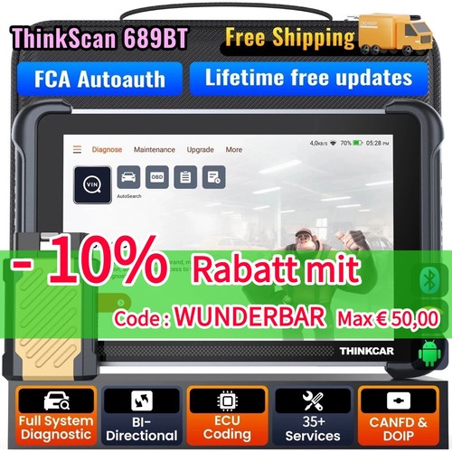 Thinkscan 689bt profi - 689bt, obd2