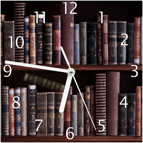 Wallario wanduhr aus - aus, glas