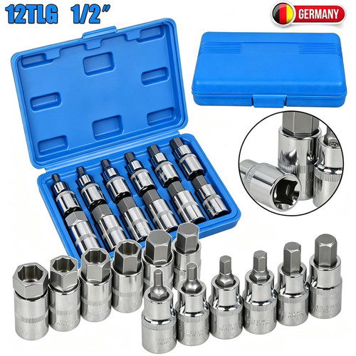 12tlg 22mm steckschlüssel - 5-22mm,