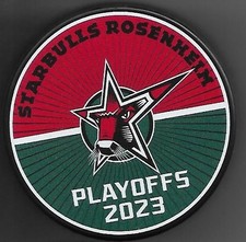 Eishockey puck emblem - puck, star