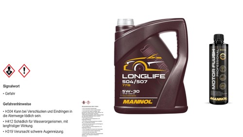 Mannol motoröl longlife - 5l,
