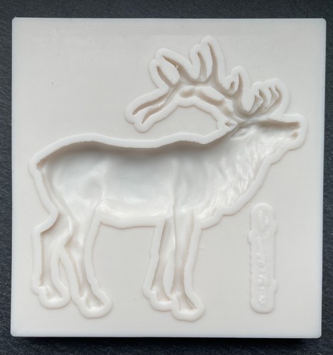 Fondantform hirsch deer - 3d,