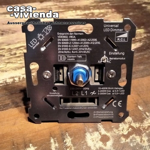 Led universal dimmer 500w va - led/universal-dimmer, 3-500w/va