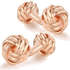 Edle knoten manschettenknöpfe - knoten,