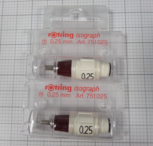 Rotring mm isograph - 2x, 0,25