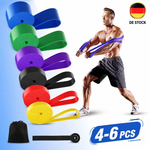6pcs fitnessband gummiband - 4-6pcs,