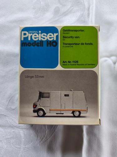 Preiser geldtransporter 87 - preiser,