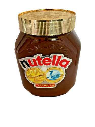 Nutella mit glas 955 - dm, kg