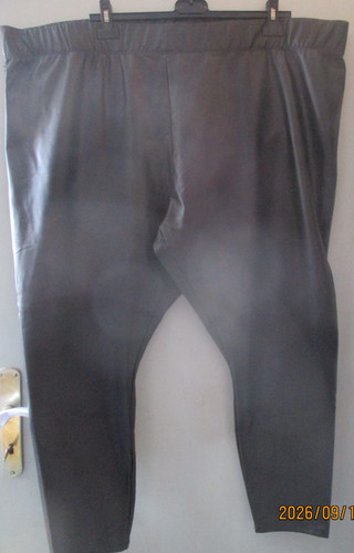 Damen leder immitat jeggins - ,