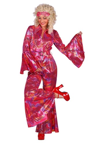 Catsuit disco 70er pink - 70er,
