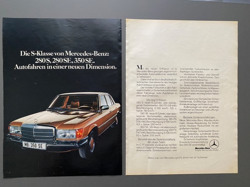 1972 mercedes benz klasse - mercedes-benz, s-klasse