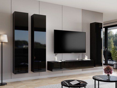 Wohnwand lucas edles design - wohnwand,