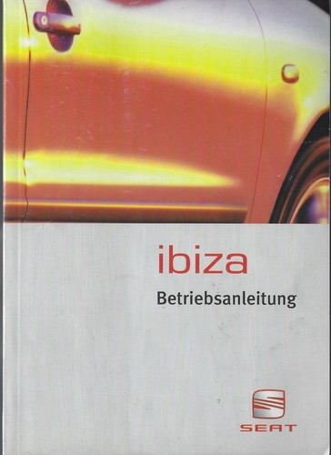 Seat ibiza betriebsanleitung - ibiza,