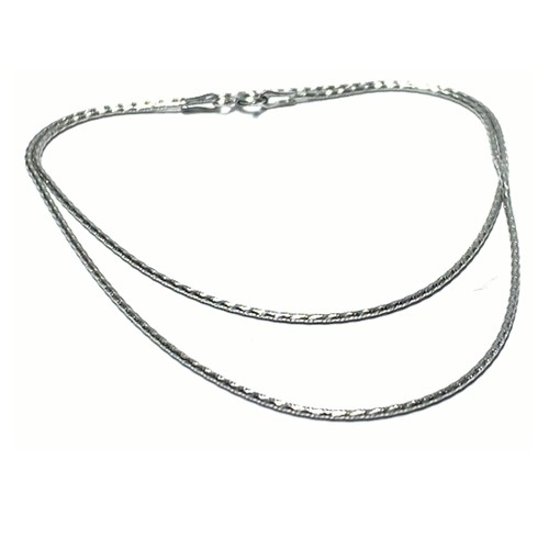 Kette 925 silber rhodiniert - 925/-,