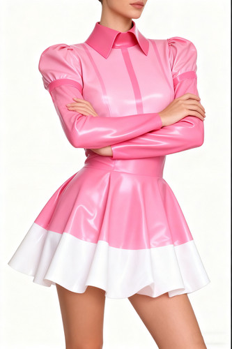 100 latex kleid - kleid, gummi