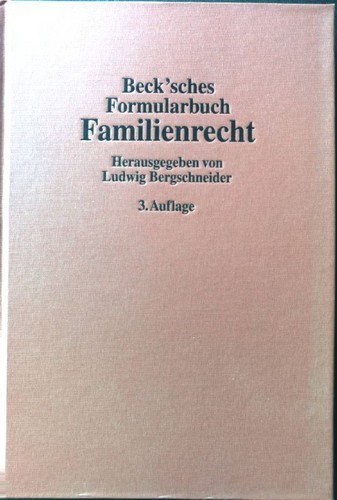 Beck sches formularbuch - beck'sches,