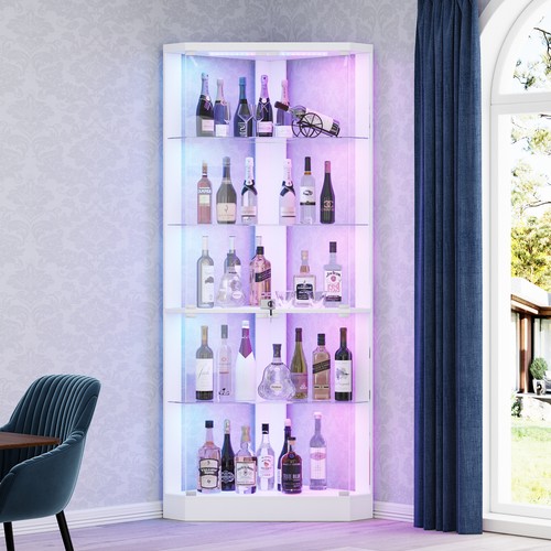 Lagen eckvitrine mit - 5-lagen,