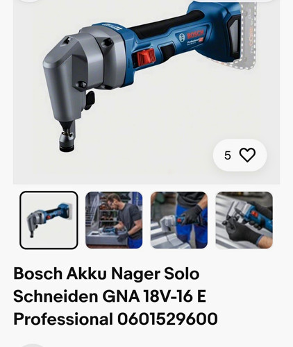 Bosch professional gna 18v - bosch, 18v-16