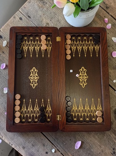 Holz backgammon spiel - holz,