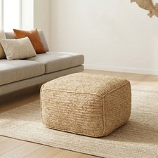 Sitz pouf aus naturfaser cm - naturfaser,