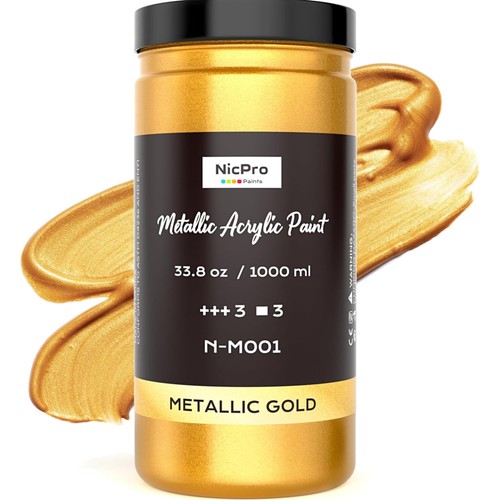 Acrylfarben gold metallic - acrylfarben,