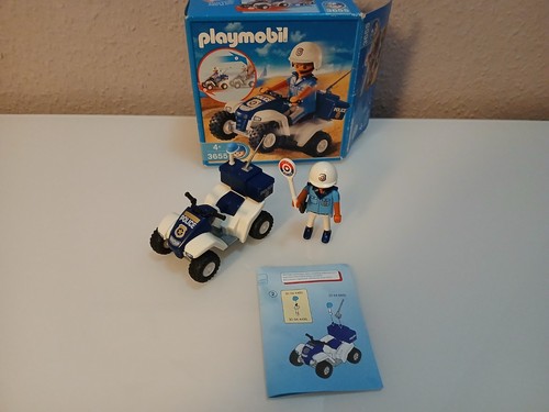 Playmobil 3655 polizei quad - playmobil,