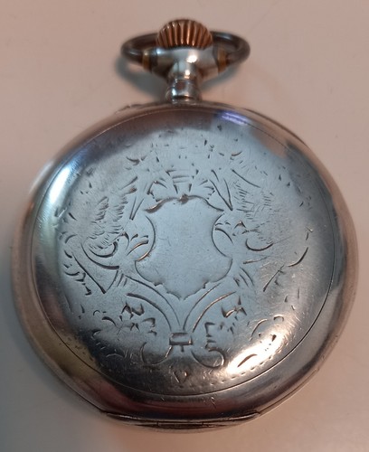 Antike herrentaschenuhr silber - antike,