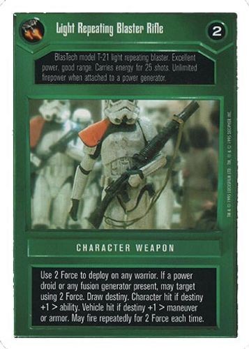 Light repeating blaster - light, rifle