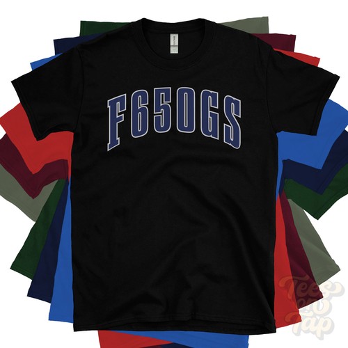 F650gs shirt varsity logo - f650gs,