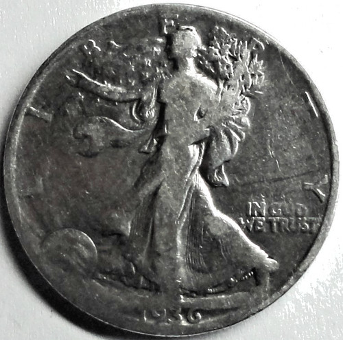Usa dollar 1936 - usa, 1/2