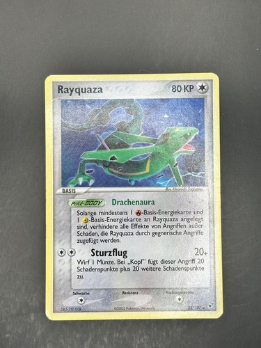 Rayquaza 107 rare - rayquaza, holo