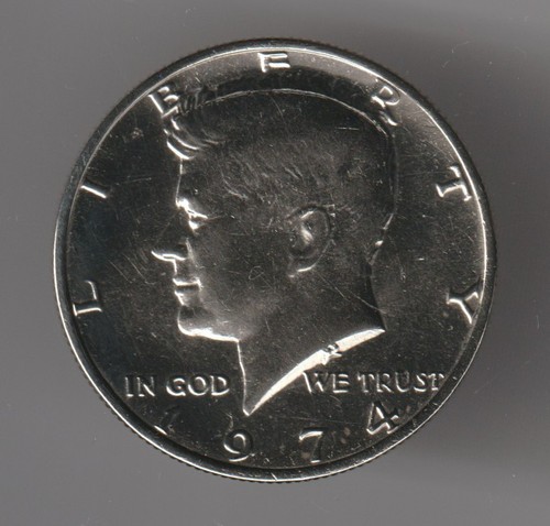 Half dollar 1974 john - half, (john