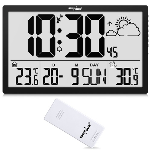 Wetterstation wanduhr lcd - wetterstation,