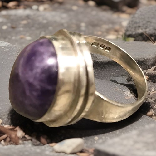 Hübscher amethyst ring - amethyst, in