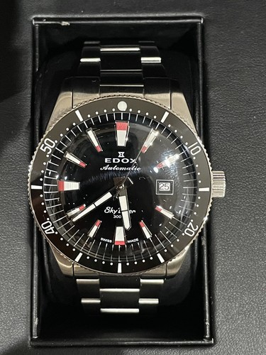 Edox skydiver date - skydiver, automatico