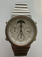 Seiko Sports 100 Chronograph Mondphase 7A48-5000, Vintage, Stahl / Dbl., Quartz