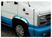 2STK VORNE Radlauf Zierleisten Chrom für FIAT DUCATO 280 290 Bj 1982-1994 L+R