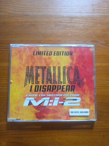 Metallica disappear cd - metallica, i