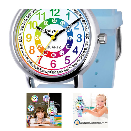 Kinderuhr lernuhr analog - kinderuhr,