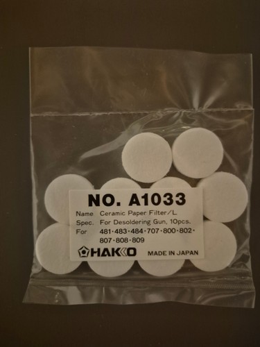 Hakko a1033 papierfilter - hakko,