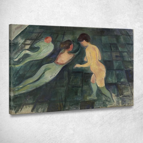 Badende frauen edvard munch - badende,