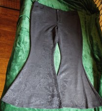 Killstar Hose Schlaghose - Black Lily Viktorianisch Gothic 4XL NEU