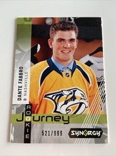 NHL Card-Dante Fabbro-Rookie Journey xxx/999-Synergy 2019-20-Predators