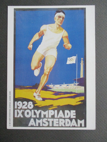 Kunst postkarte olympische - kunst,