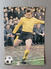Top ! Postkarte ARAL Fußball WM 1966 Reinhard Libuda DFB Borussia  Dortmund