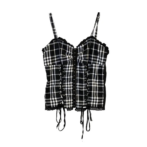 Royal bones white - royal, plaid