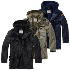 Brandit BW Bundeswehr Parka Feldparka Armee Mantel Feldjacke Winterjacke Kapuze