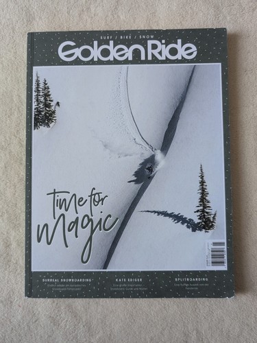 Golden ride surf - bike, snow