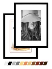 Holz Bilderrahmen Pino mit Echtglas, mit oder ohne Passepartout