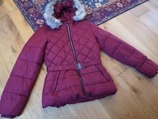 Garcia Mädchen Winterjacke Jacke rot weinrot Gr. 152 158